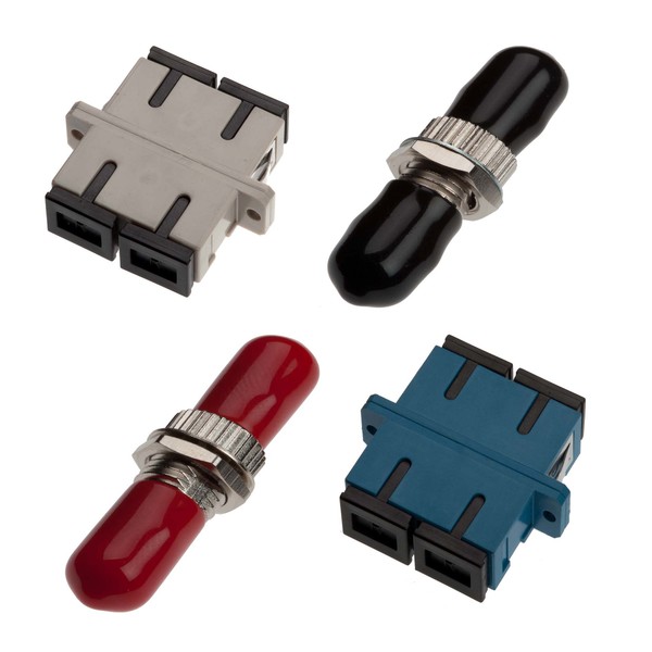 <strong>LEVITON</strong><br/>FIBRE OPTIC ADAPTORS<br/><strong>Configurable Options</strong>
